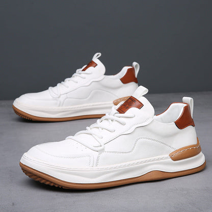 Quentin Baskets Col Rembourré Aspect Cuir Homme