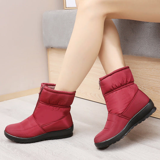 Eugénie Bottines Matelassées Compensées À Zip Frontal Femme