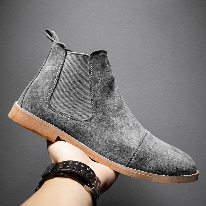 Loïc Chelsea Boots Effet Daim Homme