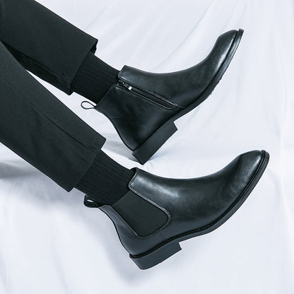 Jérôme Bottines À Lacets Aspect Cuir Homme