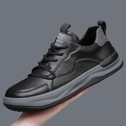 Quentin Baskets Col Rembourré Aspect Cuir Homme