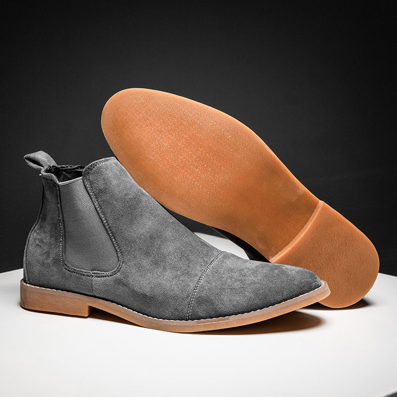 Loïc Chelsea Boots Effet Daim Homme