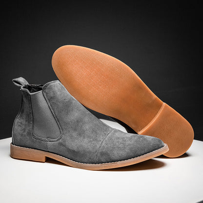 Loïc Chelsea Boots Effet Daim Homme