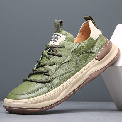 Quentin Baskets Col Rembourré Aspect Cuir Homme