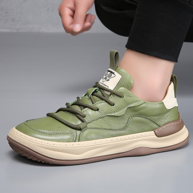 Quentin Baskets Col Rembourré Aspect Cuir Homme
