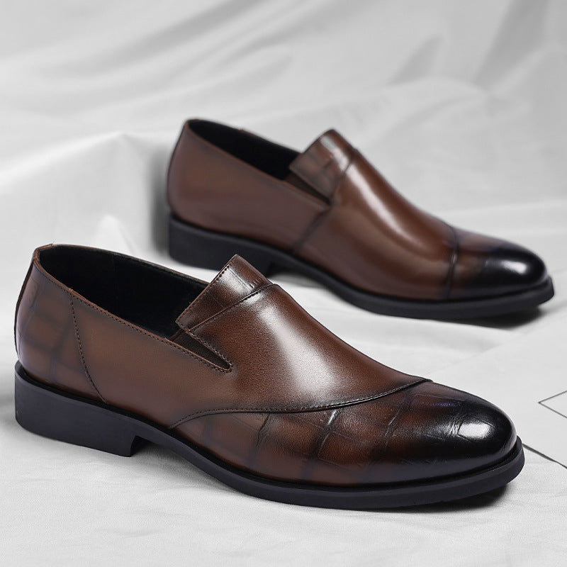 Félix Mocassins Aspect Cuir Bicolore Homme