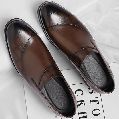 Félix Mocassins Aspect Cuir Bicolore Homme