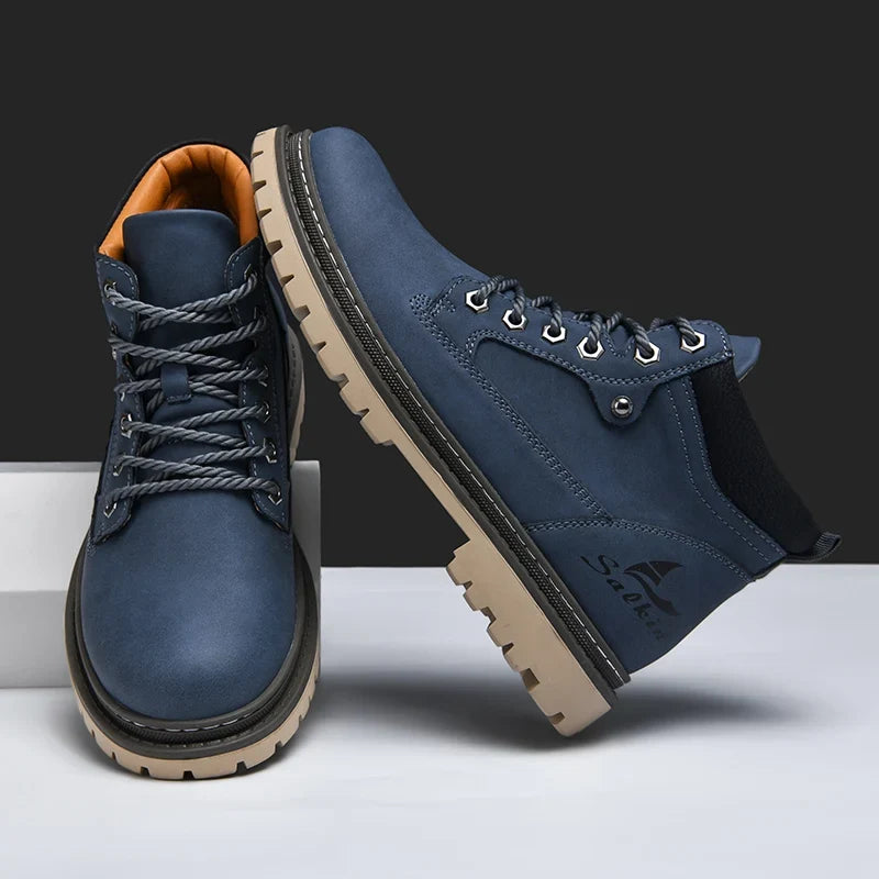 Jacques Bottines À Lacets Semelle À Crampons Homme