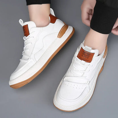 Quentin Baskets Col Rembourré Aspect Cuir Homme