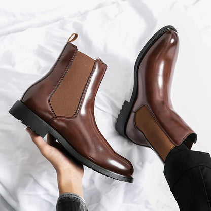 Jules Chelsea Boots Aspect Cuir Homme