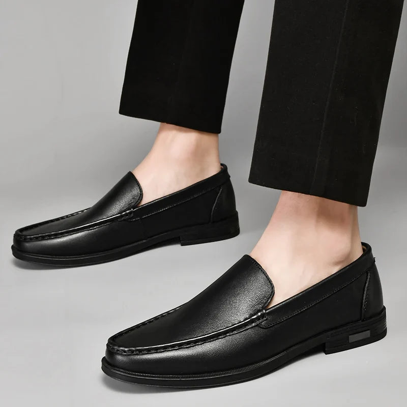 Dorian Mocassins Aspect Cuir Souple Homme