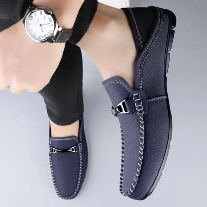 Robin Mocassins À Enfiler Aspect Cuir Homme