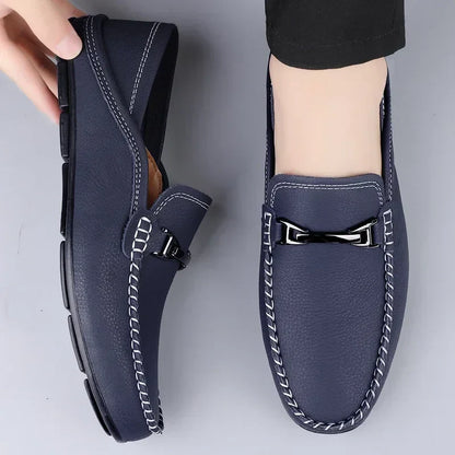 Robin Mocassins À Enfiler Aspect Cuir Homme