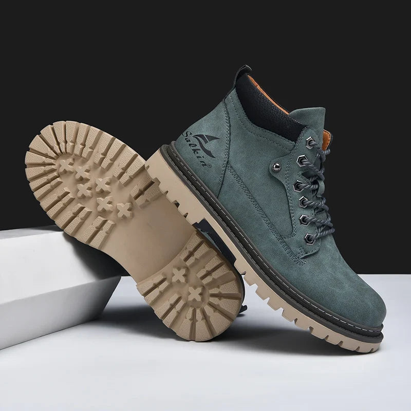Jacques Bottines À Lacets Semelle À Crampons Homme