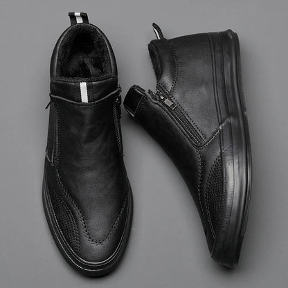 Pascal Baskets Fourrées Aspect Cuir Homme