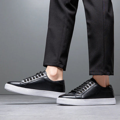 Fabien Baskets Aspect Cuir Lisse Homme