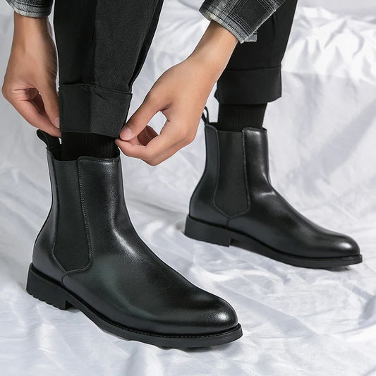 Jules Chelsea Boots Aspect Cuir Homme