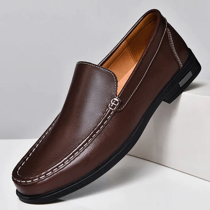 Dorian Mocassins Aspect Cuir Souple Homme