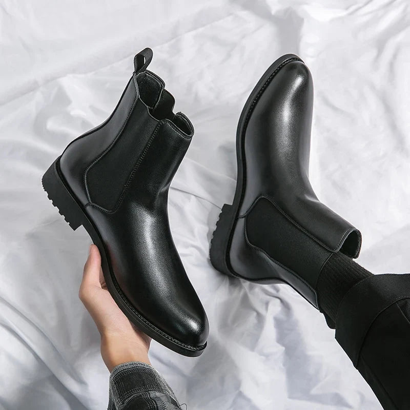 Jules Chelsea Boots Aspect Cuir Homme