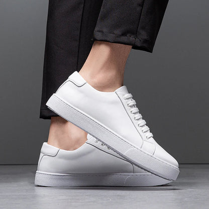 Fabien Baskets Aspect Cuir Lisse Homme