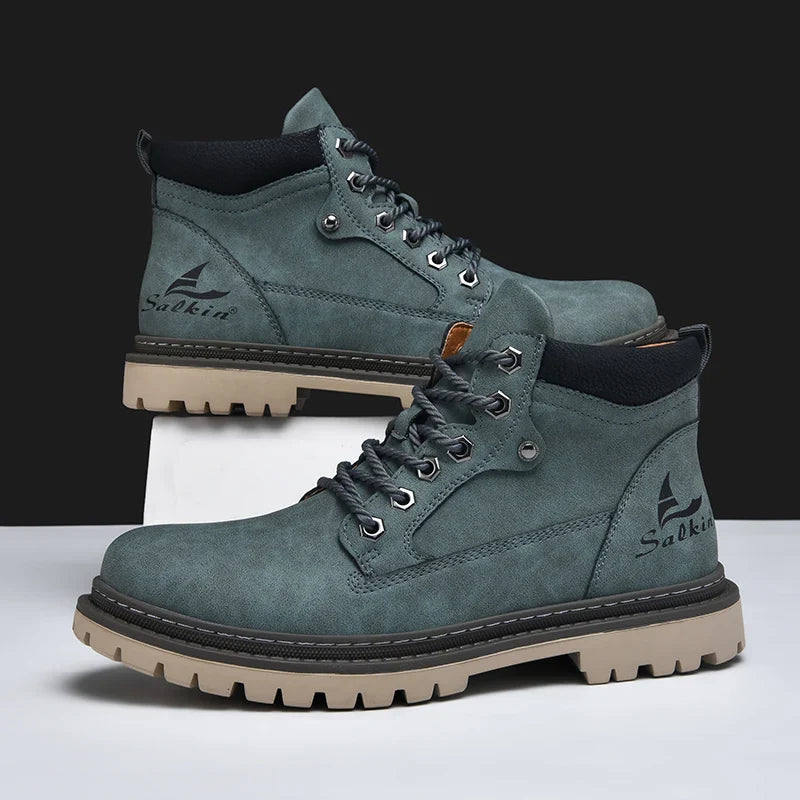 Jacques Bottines À Lacets Semelle À Crampons Homme