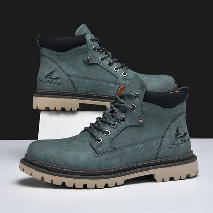 Jacques Bottines À Lacets Semelle À Crampons Homme
