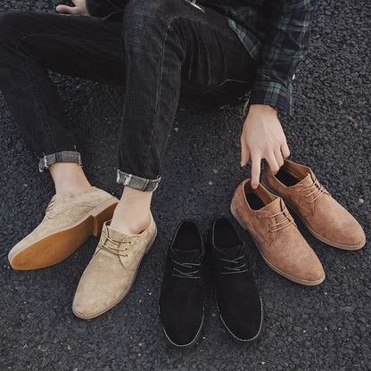 Étienne Chaussures Richelieu Effet Daim Homme