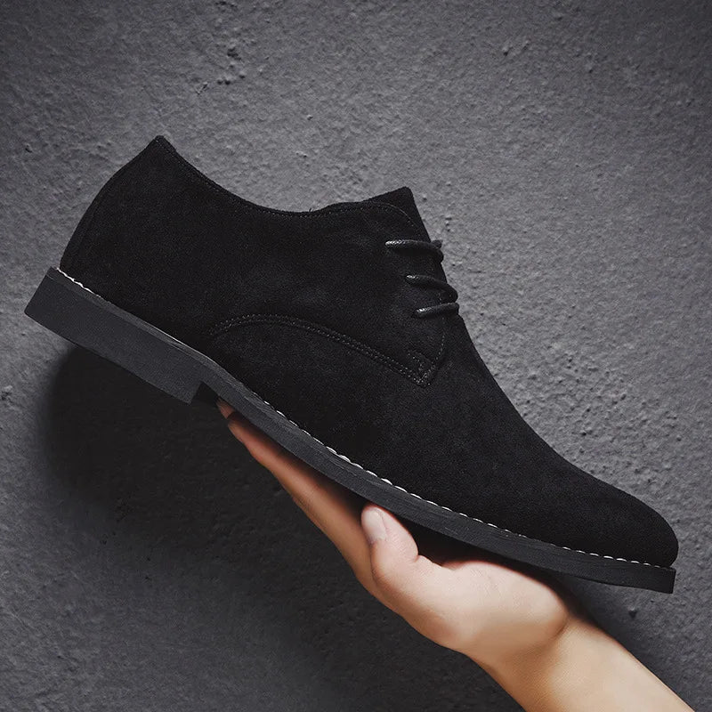 Étienne Chaussures Richelieu Effet Daim Homme