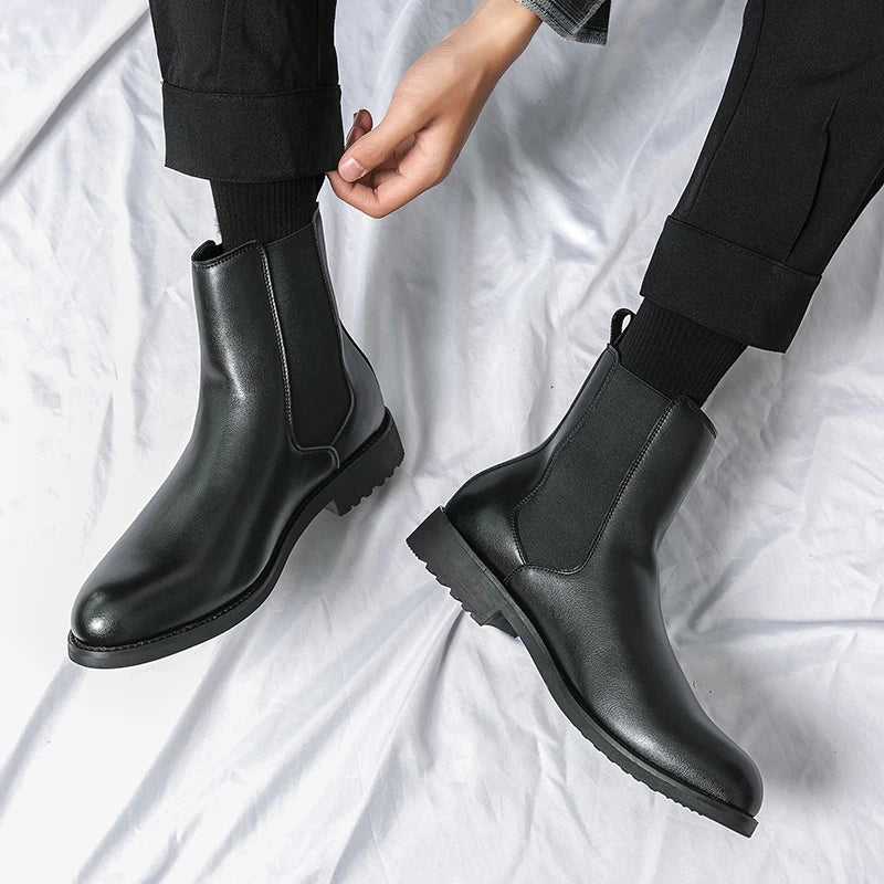 Jules Chelsea Boots Aspect Cuir Homme