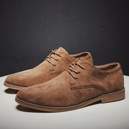 Étienne Chaussures Richelieu Effet Daim Homme