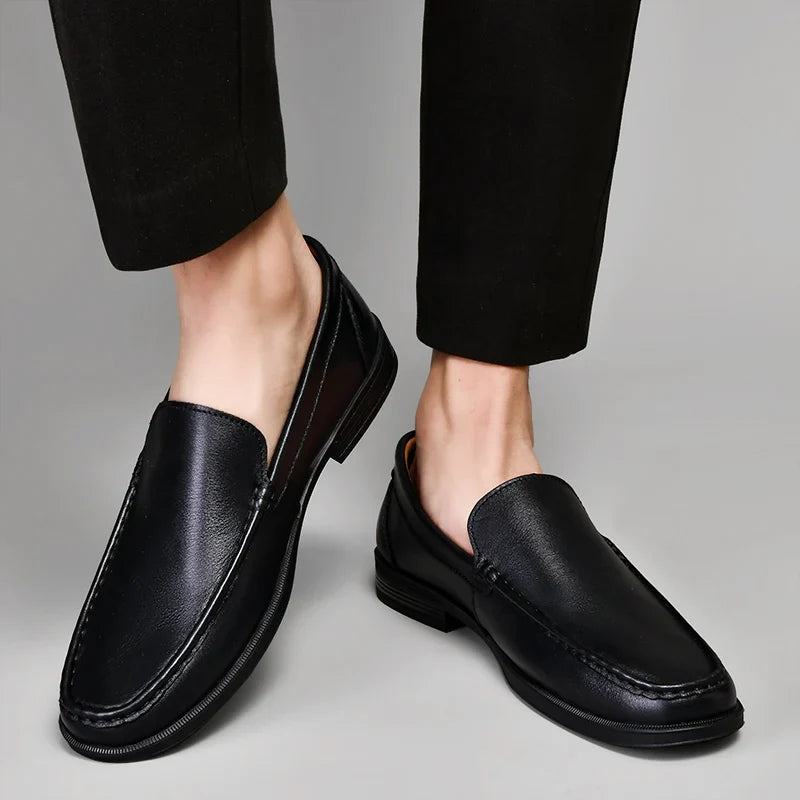 Dorian Mocassins Aspect Cuir Souple Homme