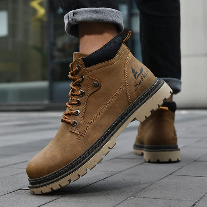 Jacques Bottines À Lacets Semelle À Crampons Homme