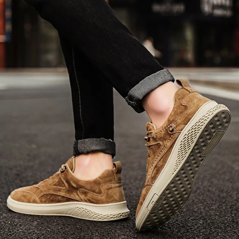 Arthur Baskets Rétro Effet Daim Homme
