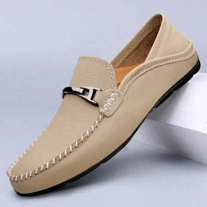 Robin Mocassins À Enfiler Aspect Cuir Homme