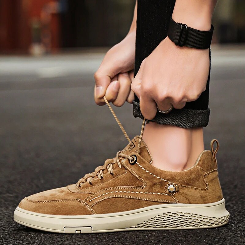 Arthur Baskets Rétro Effet Daim Homme