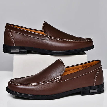 Dorian Mocassins Aspect Cuir Souple Homme