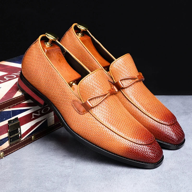 Florian Mocassins Texturés À Nœud Homme