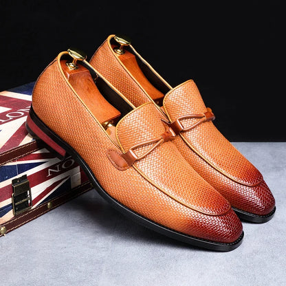 Florian Mocassins Texturés À Nœud Homme