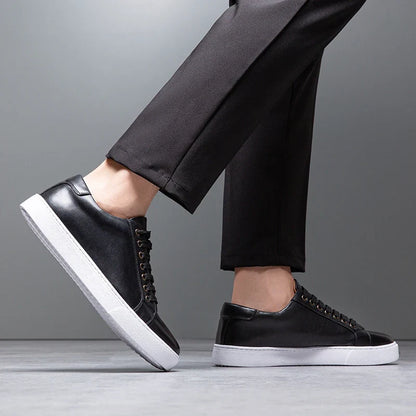 Fabien Baskets Aspect Cuir Lisse Homme