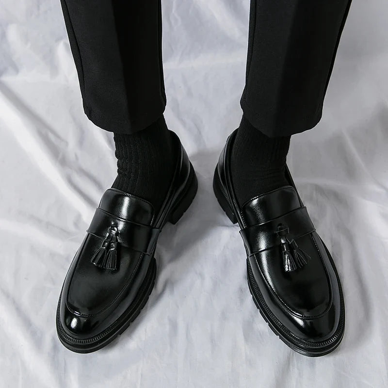 Gaétan Mocassins À Pampilles Aspect Cuir Homme