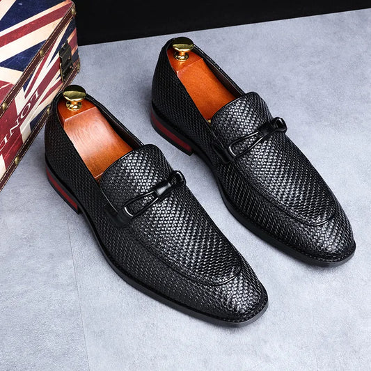 Florian Mocassins Texturés À Nœud Homme