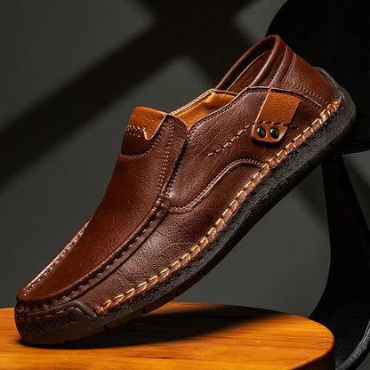 Édouard Mocassins Classiques En Cuir Poli Homme