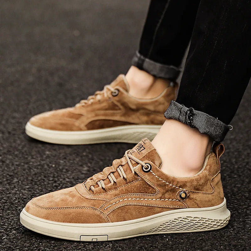 Arthur Baskets Rétro Effet Daim Homme