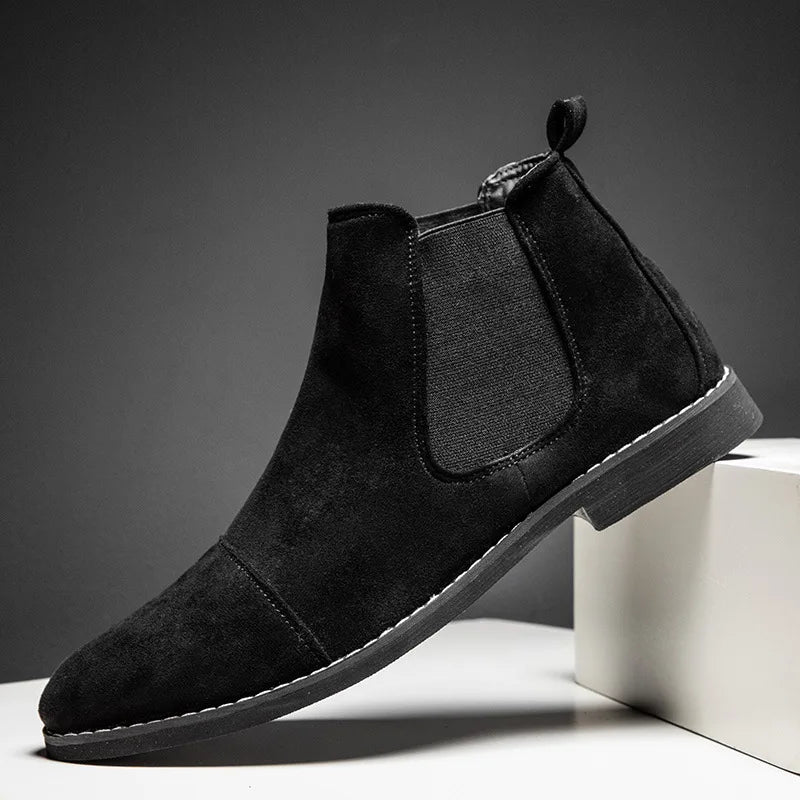 Loïc Chelsea Boots Effet Daim Homme