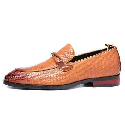 Florian Mocassins Texturés À Nœud Homme