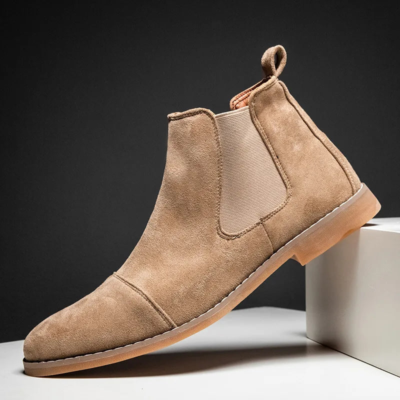 Loïc Chelsea Boots Effet Daim Homme