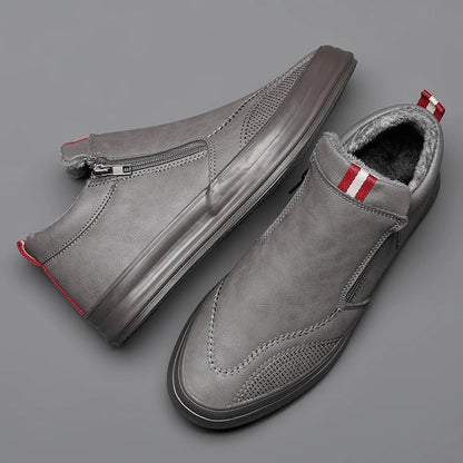 Pascal Baskets Fourrées Aspect Cuir Homme