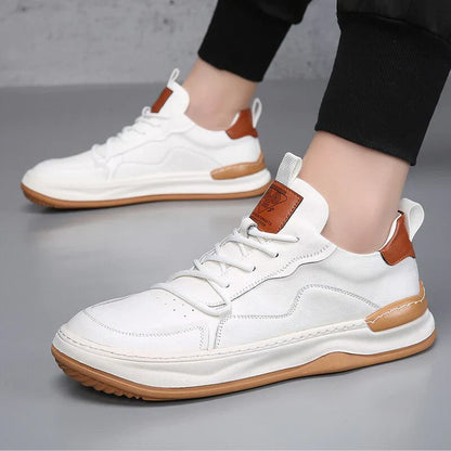 Quentin Baskets Col Rembourré Aspect Cuir Homme