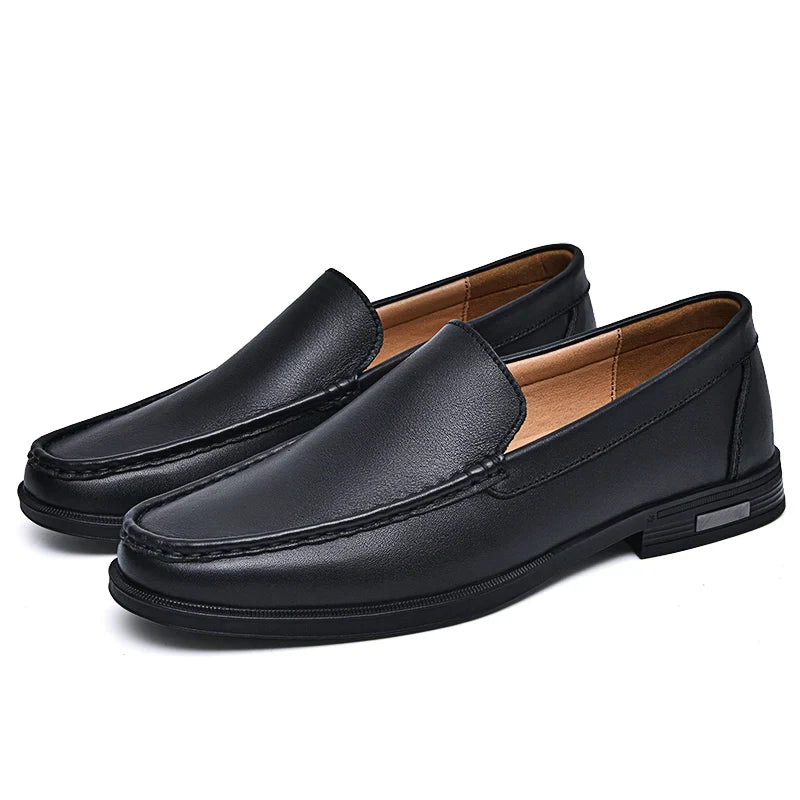 Dorian Mocassins Aspect Cuir Souple Homme
