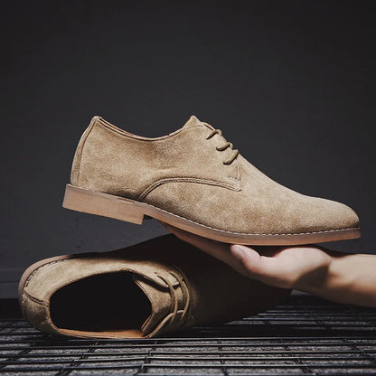 Étienne Chaussures Richelieu Effet Daim Homme